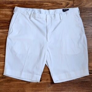 Polo Ralph Lauren Performance Golf‎ Shorts Mens 40 White Stretch Classic Fit
